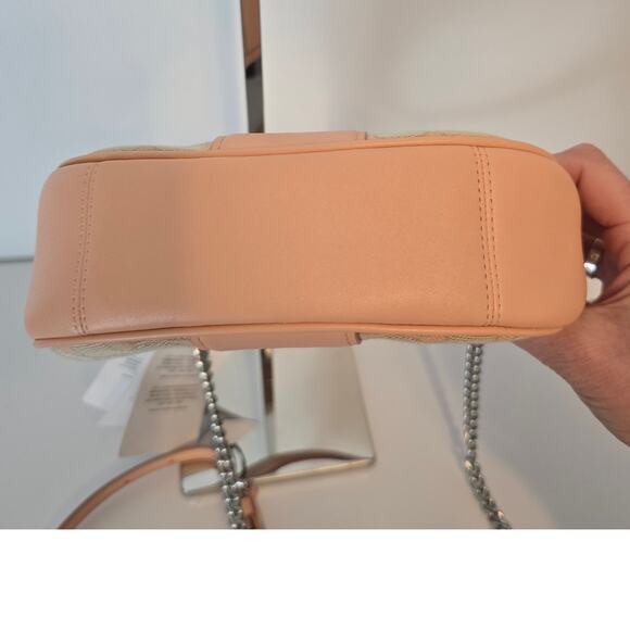 Coach Carmen Mini Crossbody in Signature Jacquard Faded Blush Top Handle  NEW - Picture 7 of 13